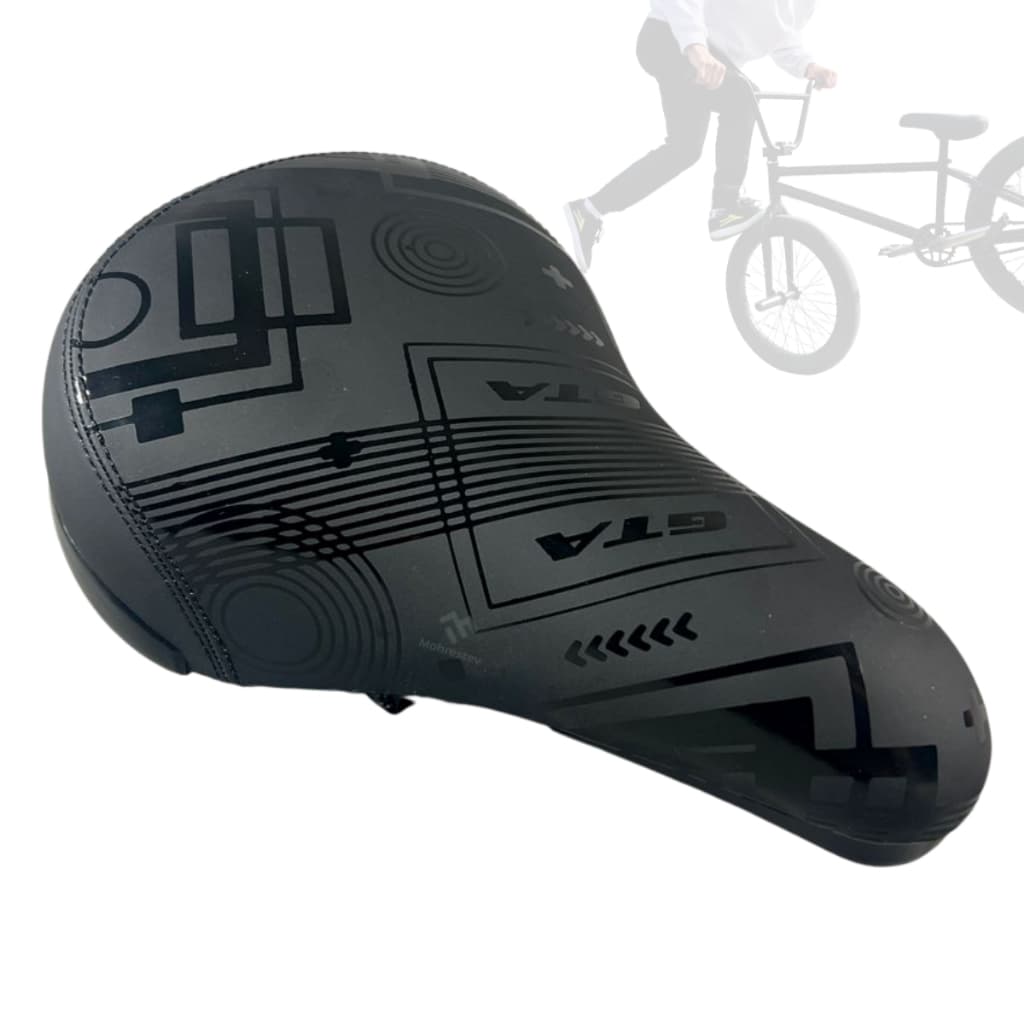 Banco Bike Selim Bicicleta Bmx Gta Nitro Wheeling Grau Rl Tipo Gios Viking Manobra Urbano Top