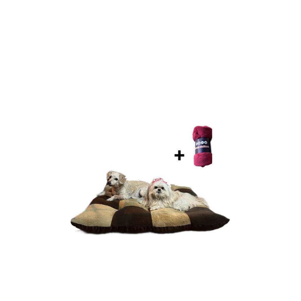 colchonete pet  Cama para cachorro 1,00 m x 1,00 m  colchonete de cachorro  cama pet + manta Pet