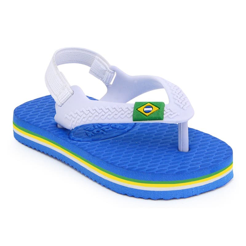 Chinelo Infantil Baby Menino Com Elástico Super Leve e Macio Lançamento Henry Kids