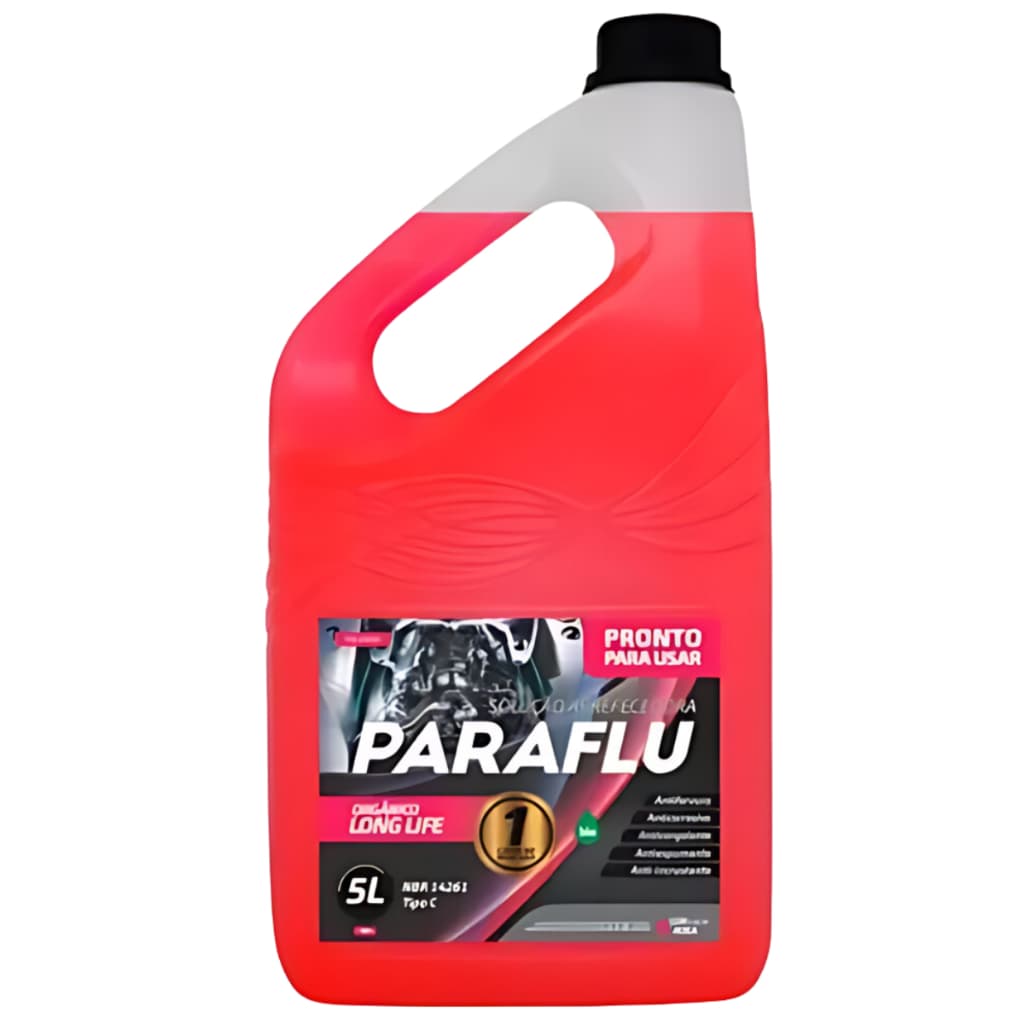Paraflu Aditivo De Radiador Pronto Para Usar 5 Litros Rosa Arrefecimento