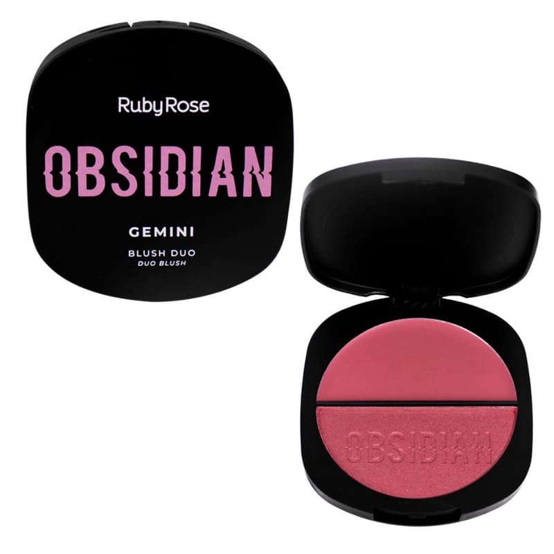 Blush Duo Gemini - Obssidian OG04 (para todos tons)