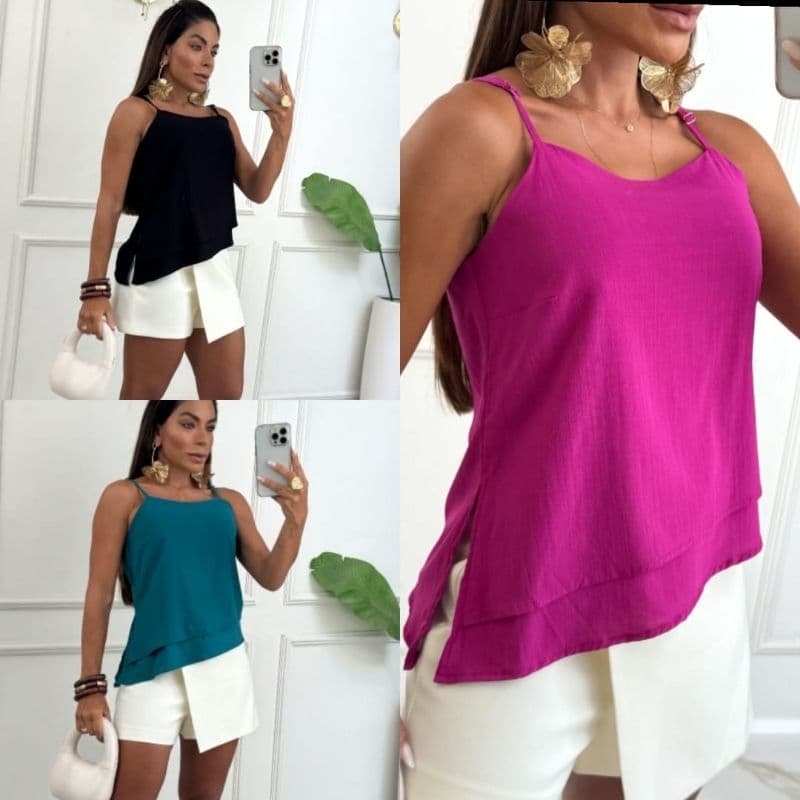 BLUSA ASSIMÉTRICA simplesmente diferente