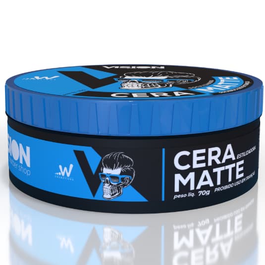 Cera Modeladora Vision Barber Shop 70g Barba Cabelo Bigode - Unidade