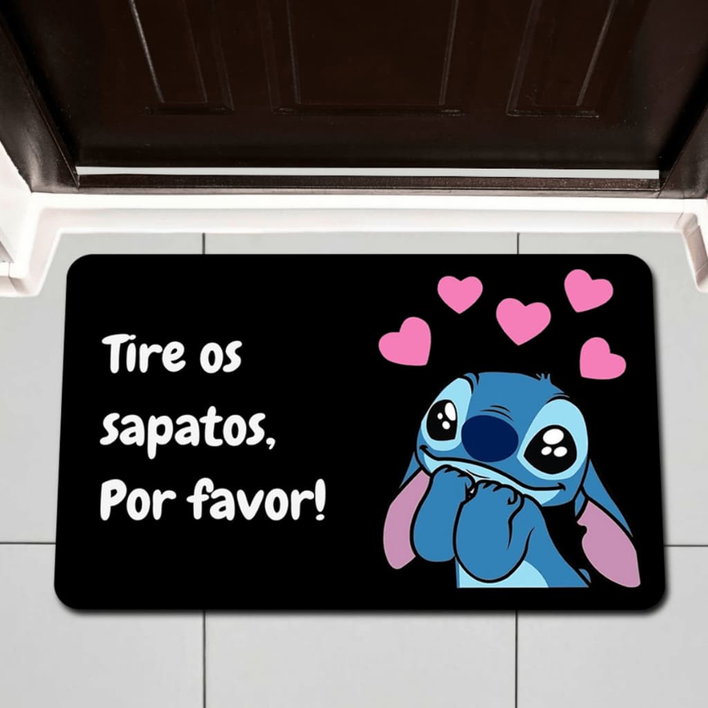 Tapete de entrada Stitch 55x35cm Diversos