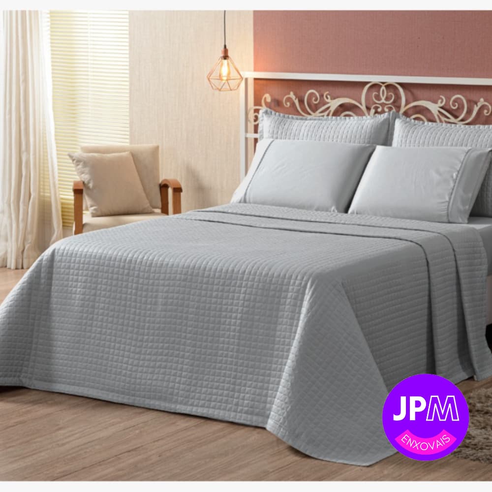 Cobre Leito King 3 Peças Micropercal Liso 400 Fios Premium Dupla Face Modero & Refinado Diversas