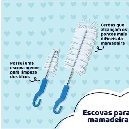 Kit Escova para Mamadeira Murano+