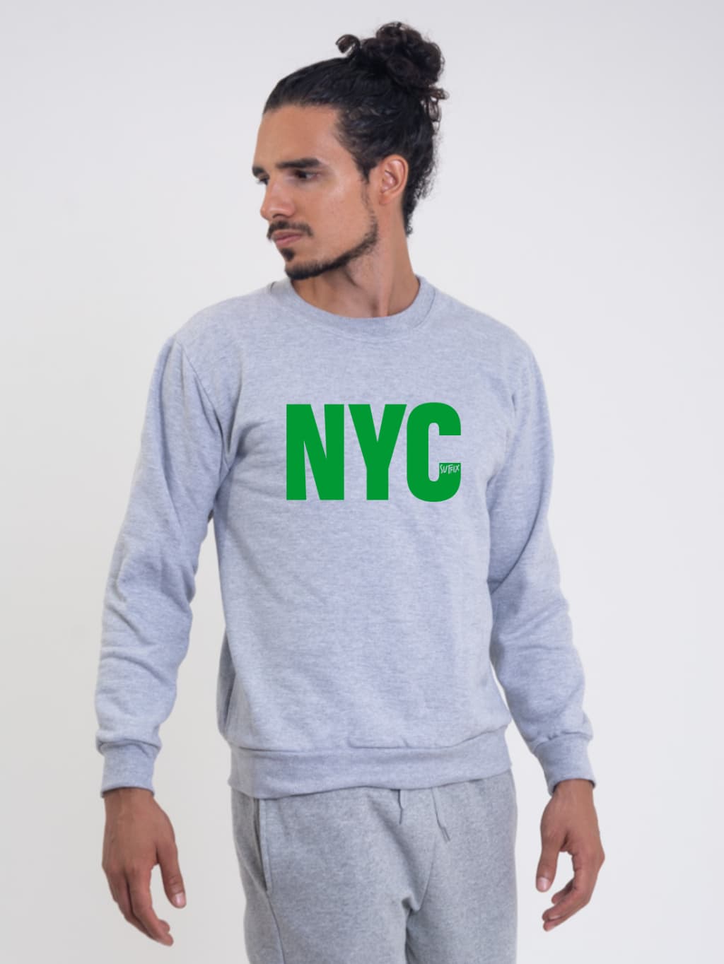 Moletom Blusa De Frio Masculina Sem Gola Grosso Flanelado New York