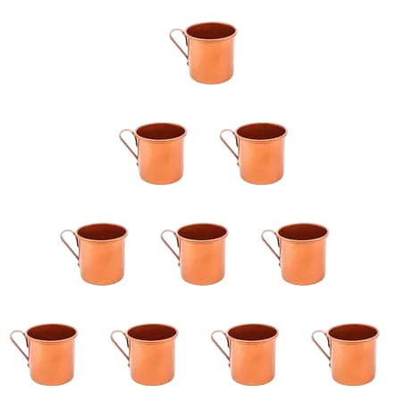 10 Moscou mule Aluminio 350ml Drink Bares Festas Baladas Copo