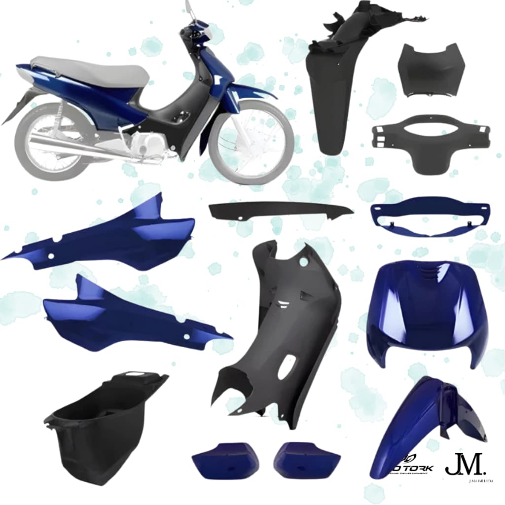 Kit Carenagem Completa Biz Parte Interna Externa Ano 1998 99 00 01 02 03 04 05 Modelo Original