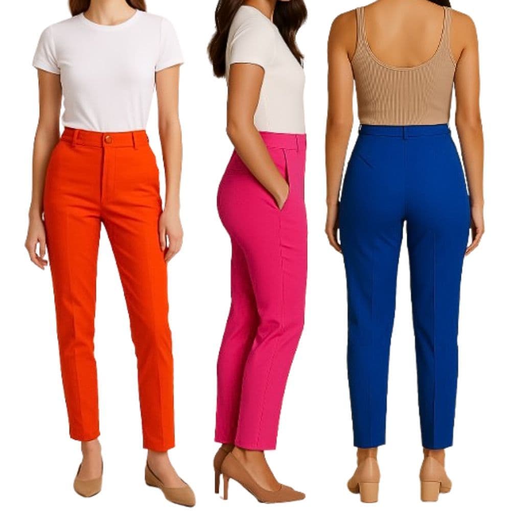 Calça Social Alfaiataria Feminina Cores Variadas – Sofisticação e Conforto