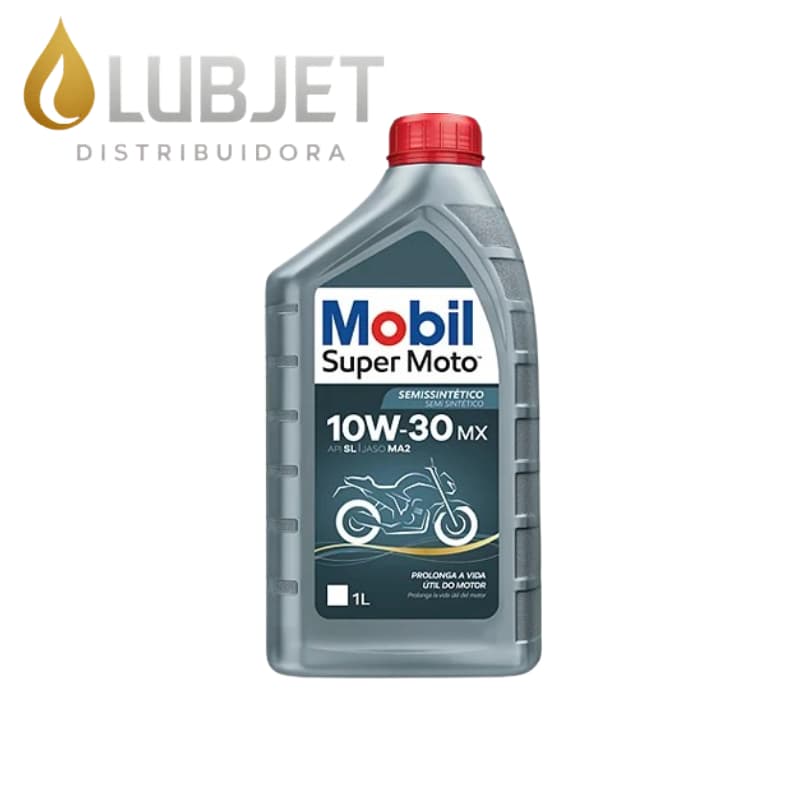 Óleo Mobil Super Moto 10W30 MX 4T – Proteção e desempenho para sua motocicleta