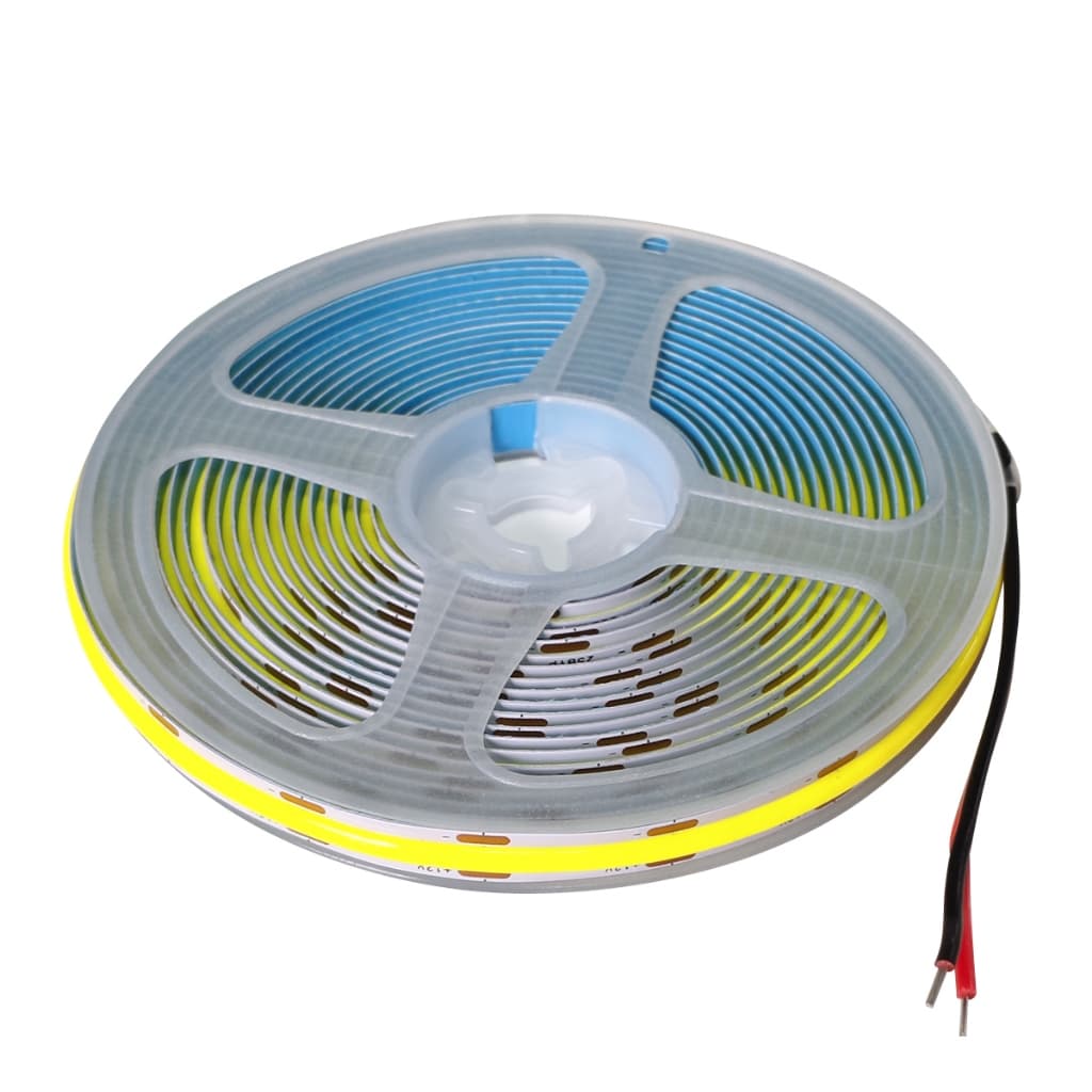 Fita Led Cob Super 5 Metros 12v 320leds Por Metro Ip20 Alto Brilho