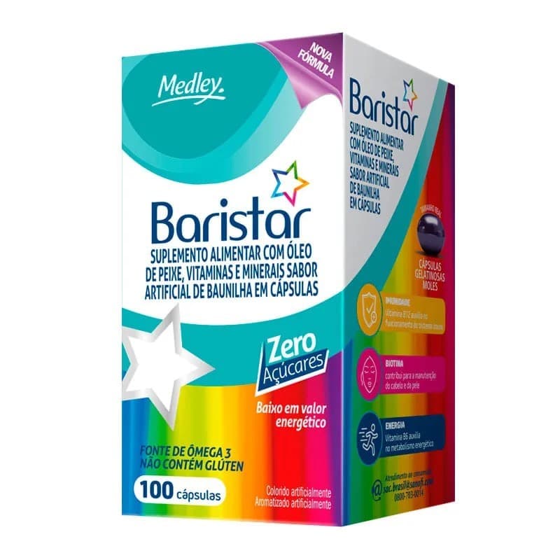 Polivitaminico Baristar Megalabs 100 Capsulas Gel