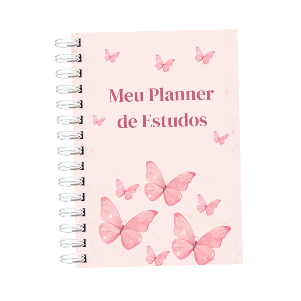 Planner de Estudos Semanal Mensal E Semestral Organização de Aulas