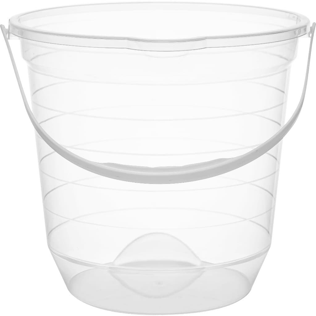 Balde 7,5 Litros Transparente Ideal para Armazenamento e Organização na Cozinha e Casa