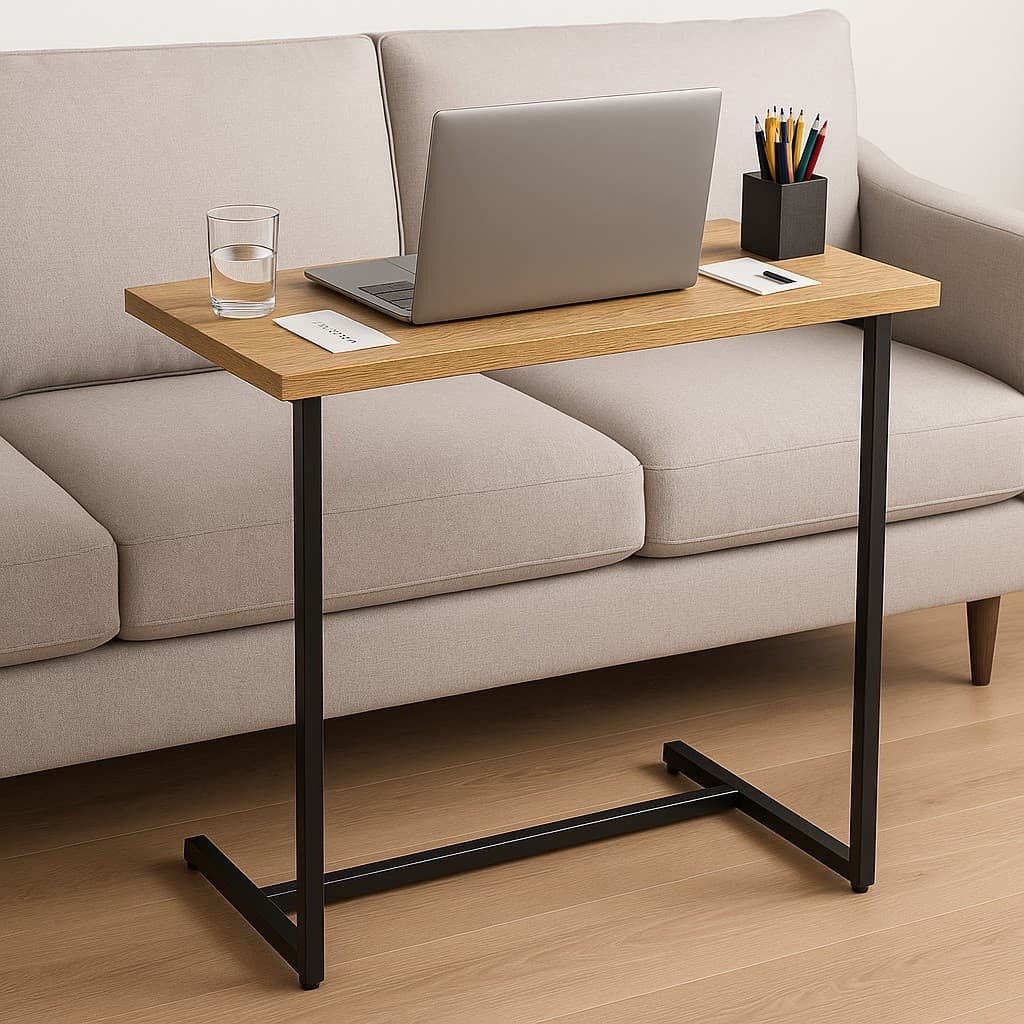 Mesa Lateral Multifuncional para Sala, Quarto ou Escritório – 67,5cm Altura
