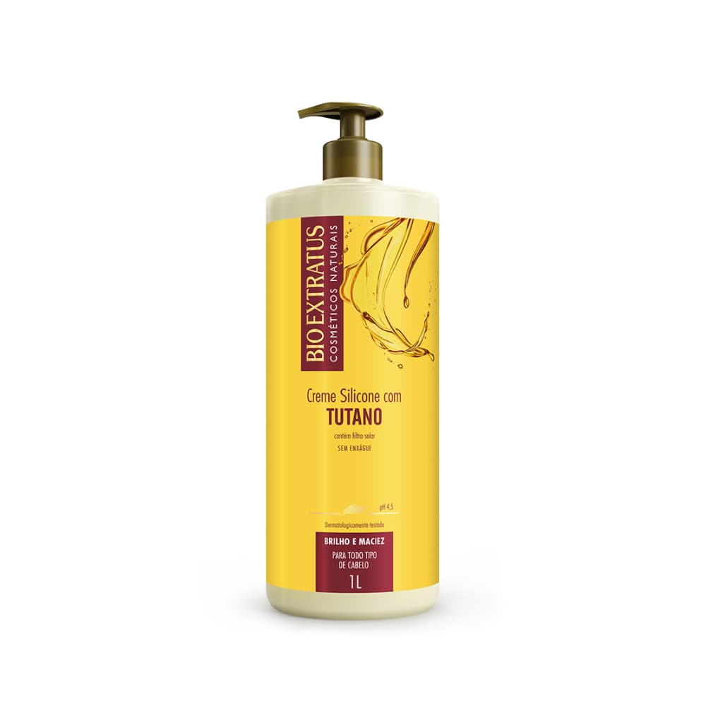 Creme de Silicone Tutano Bio Extratus Força e Maciez 1L Creme de Pentear