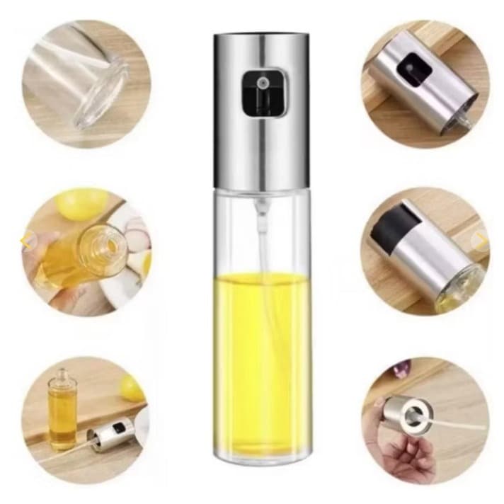 KIT 4 Spray Pulverizador Vidro Borrifador Azeite - Vinagre e Essenciais De Cozinha Promoções