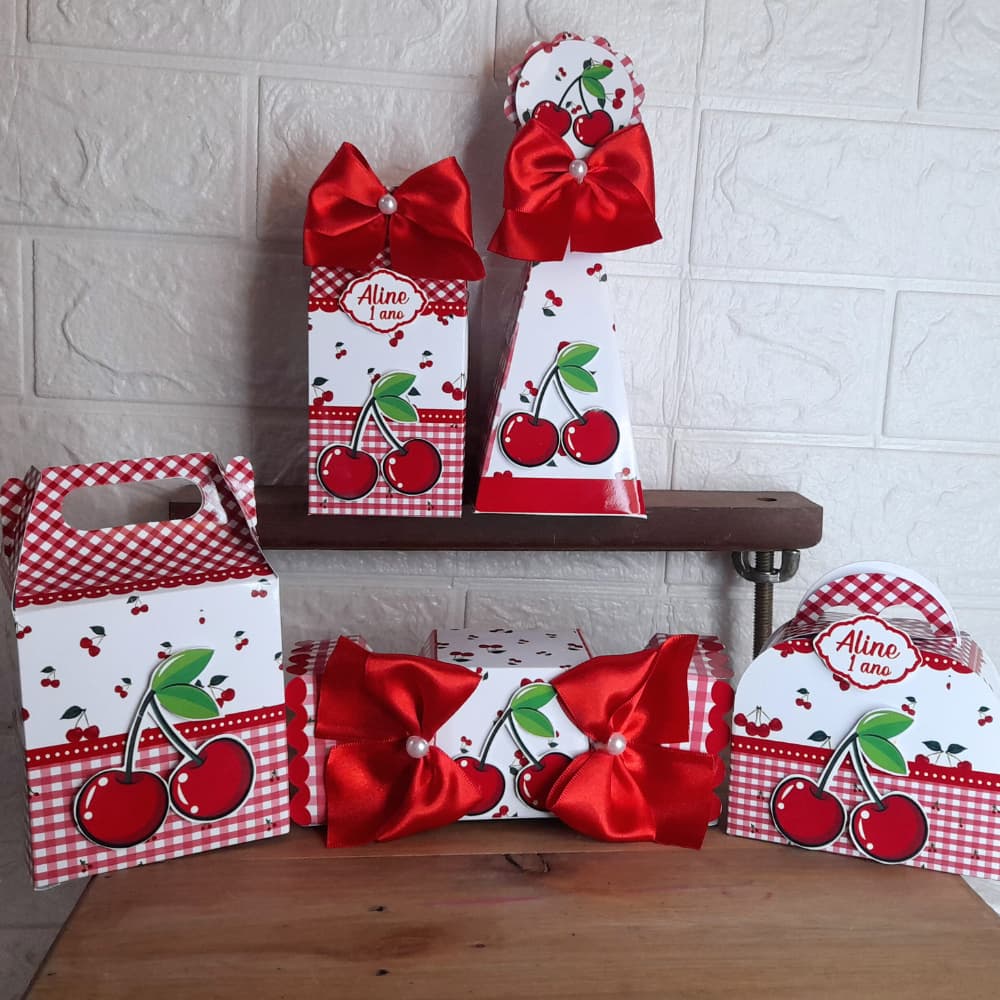 Kit Personalizado Cerejinha Vermelho