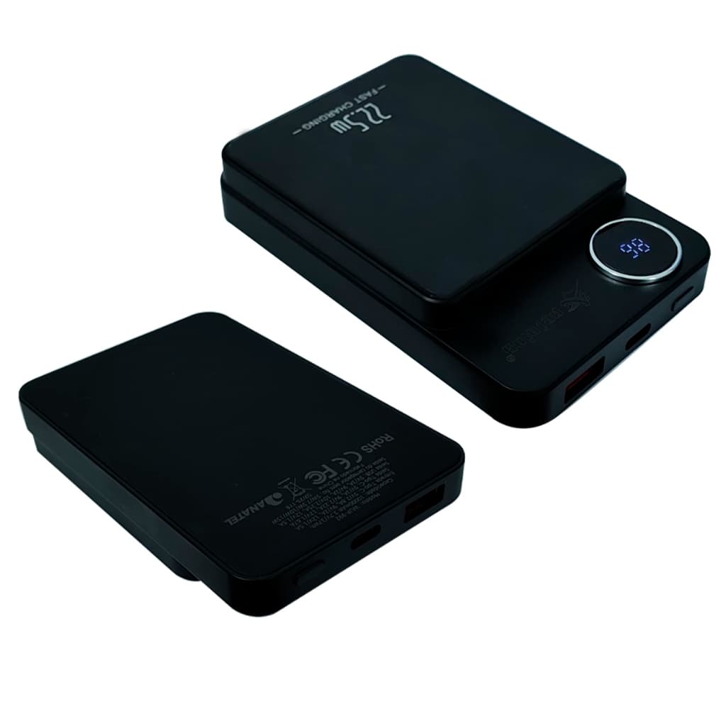 Power Bank USB-C 10000mAh Com Carregamento sem fio Magnetico por Inducao 22W