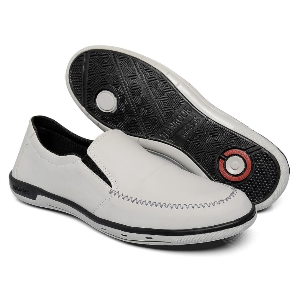 Sapato Mocassim Masculino Casual Slip On Confortável Leve Macio Antiderrapante Calce Fácil