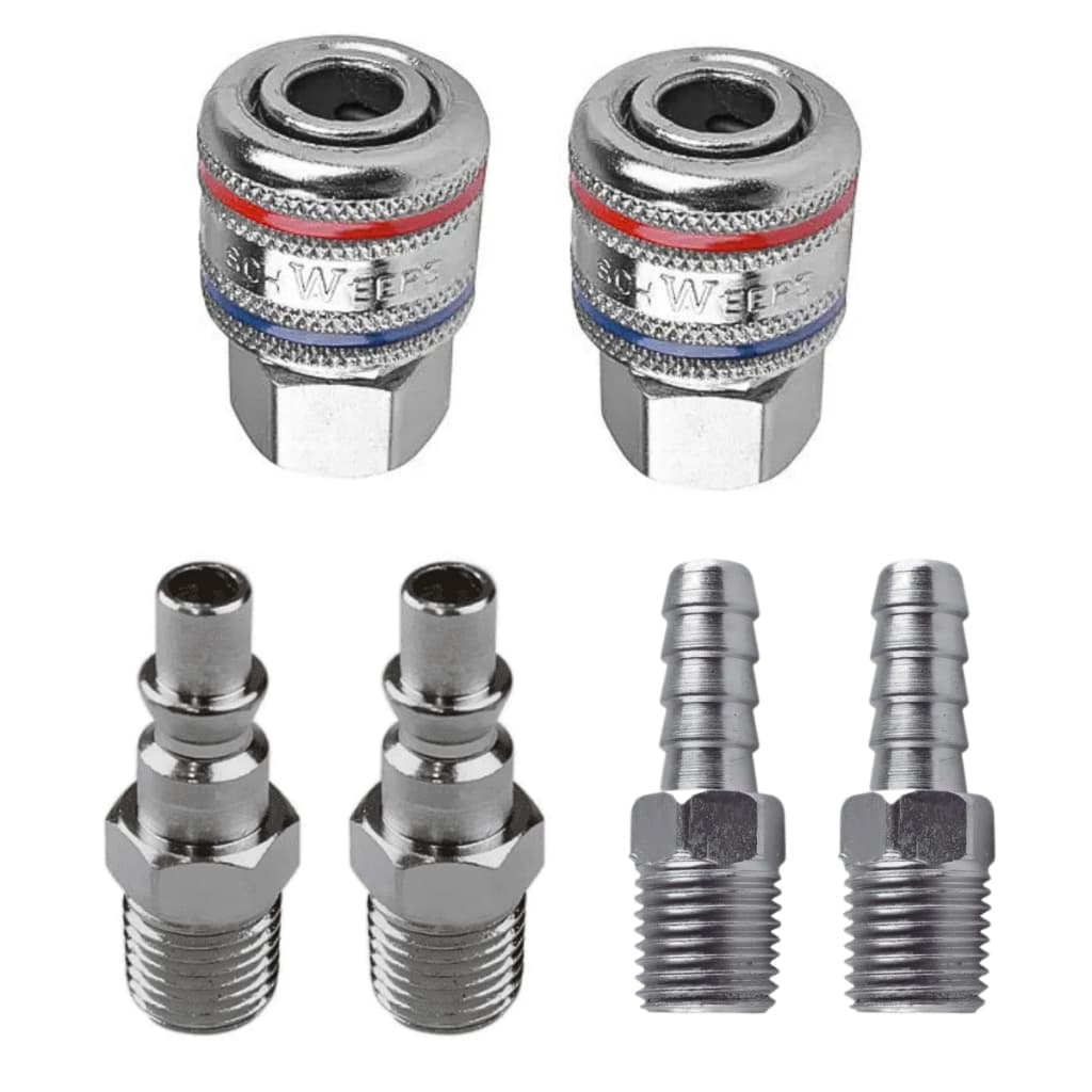 Kit Engate Rapido Ar Comprimido 1/4 Pneumatico Compressor