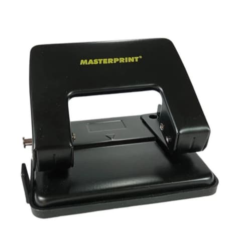 Furador Perfurador Metal Aço Resistente de Papel Com Margeador Folhas MasterPrint Furador