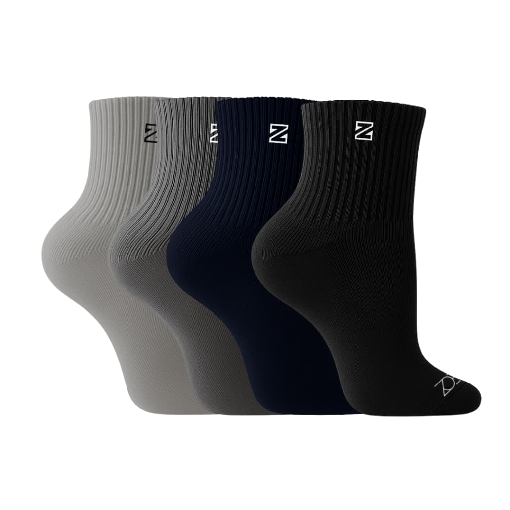 Kit 6 Pares de Meias Zoe Cano Curto Academia Sport Sortido