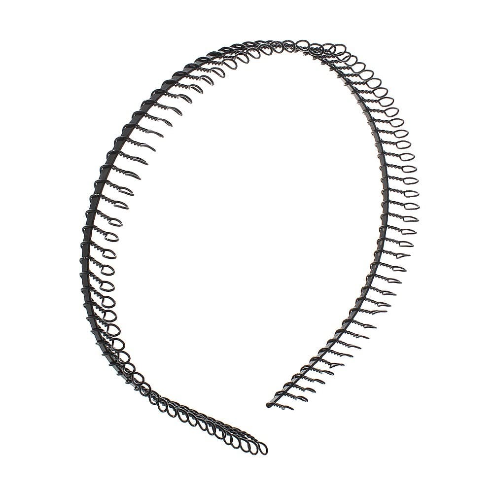 3 Tiaras De Ferro Arco Diadema Masculina Feminina Metal Arquinho