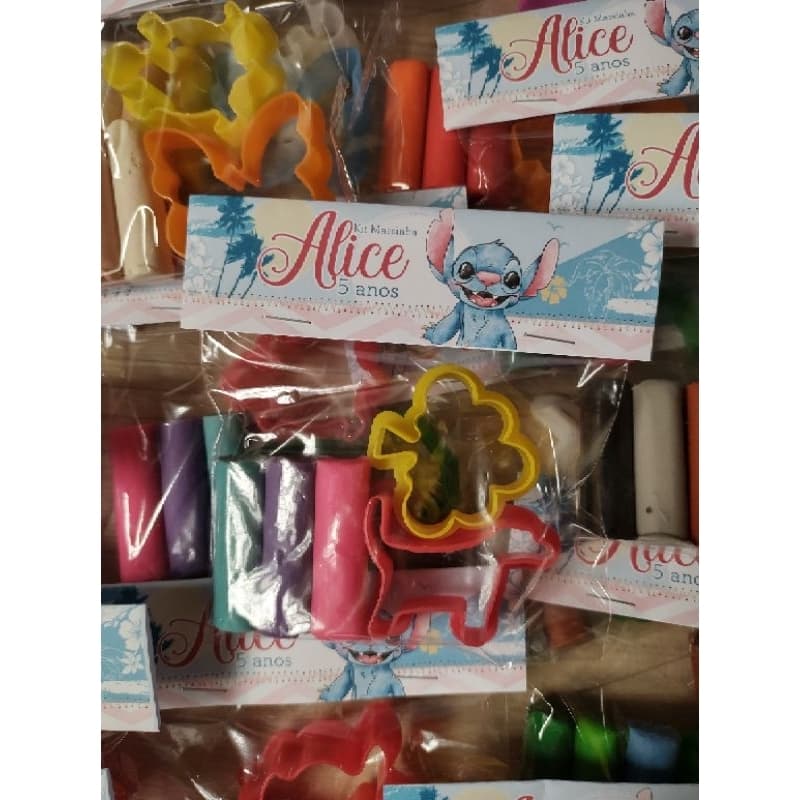 Kit Massinha Personalizado com Cortadores – Lembrancinha Infantil