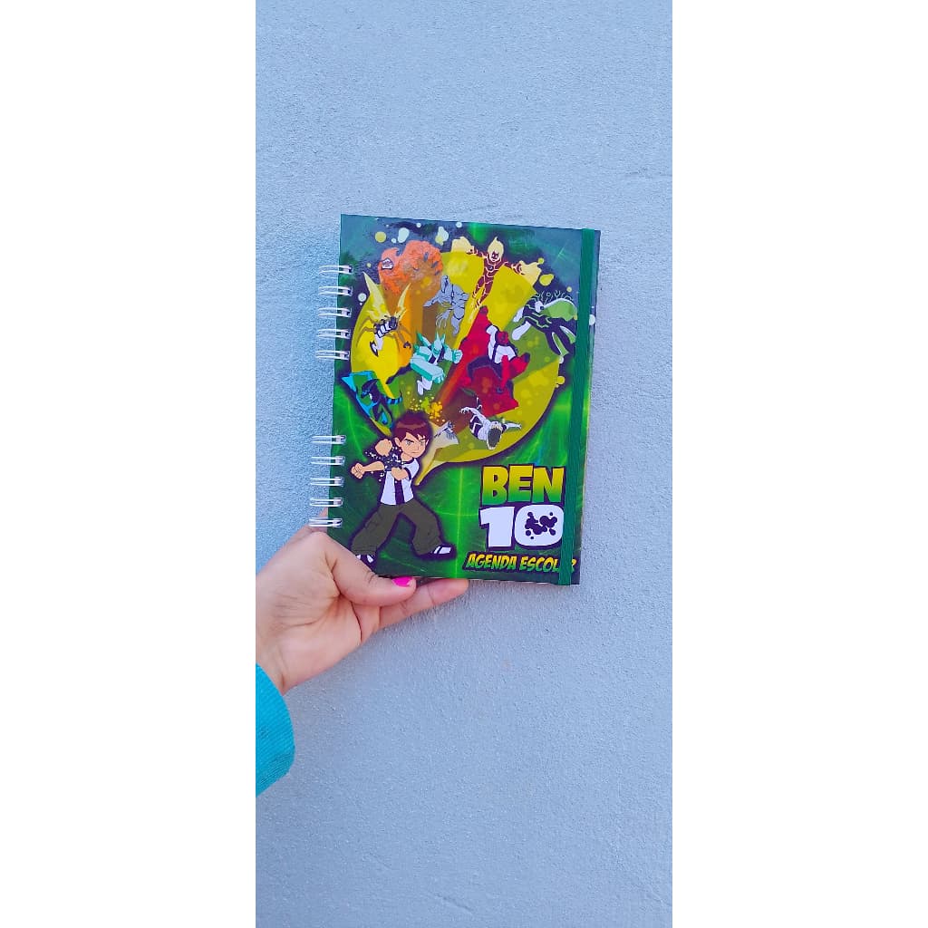 Agenda Escolar Infantil Personalizada - Tema Ben 10