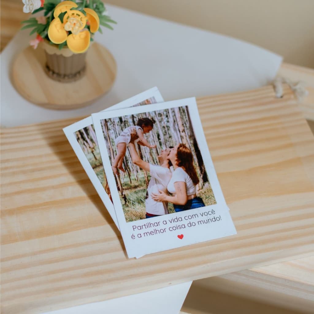 Kit Fotos Retrô Impressas Personalizadas Com Frases - Tamanho 7x10cm