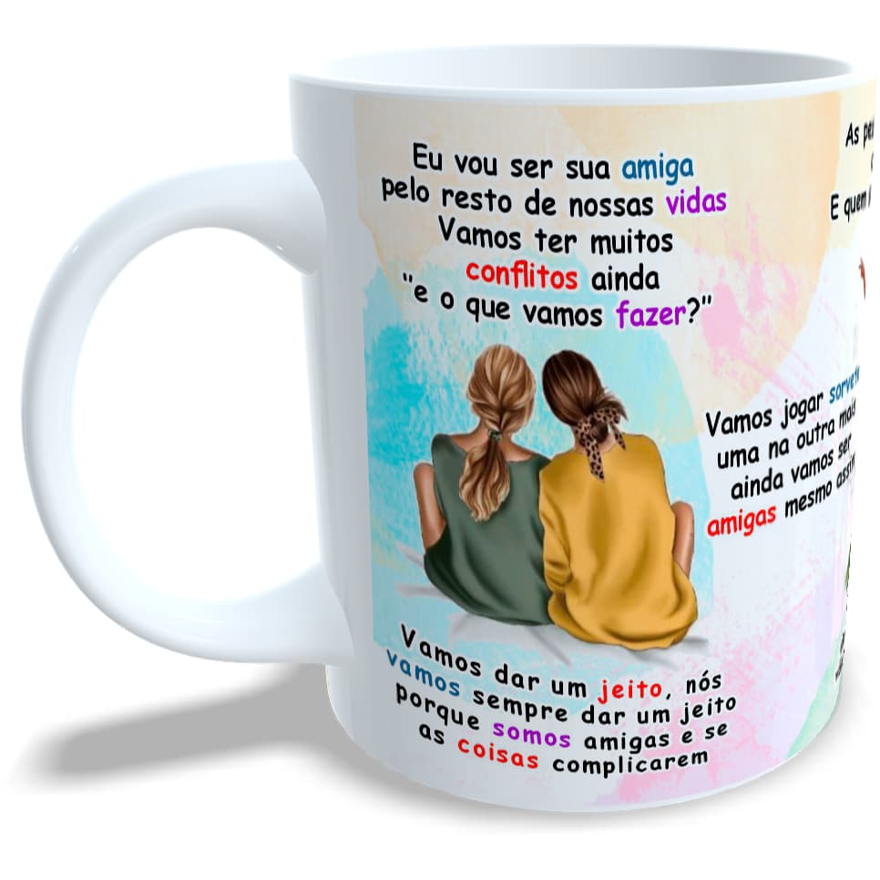 As pessoas vão entrar e sair de nossas vidas (mod2) - Caneca Personalizada para amigas