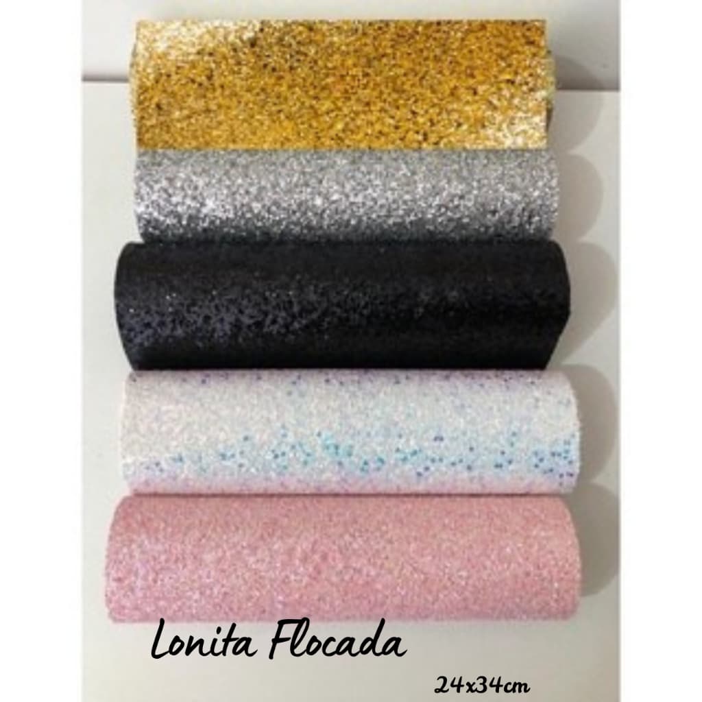 Lonita Flocada 24x34cm para Flores, Laços e Tiaras