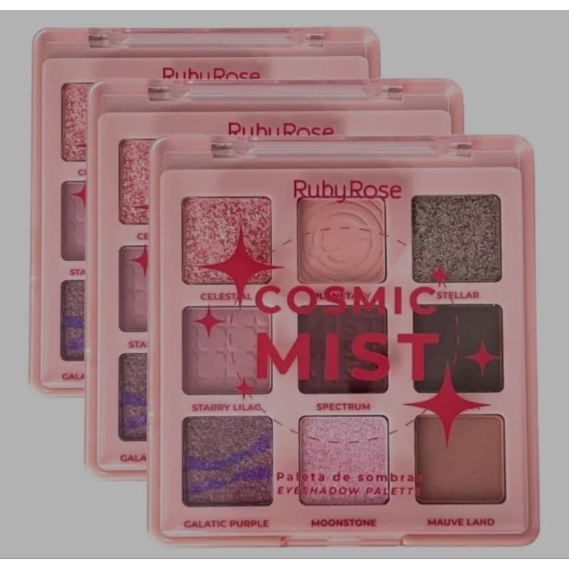 Paleta de sombra cosmic Mist da Ruby Rose