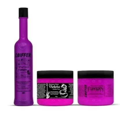 KIT FANTASY  COIFFER 03 PASSOS  PARA CABELOS LOIROS