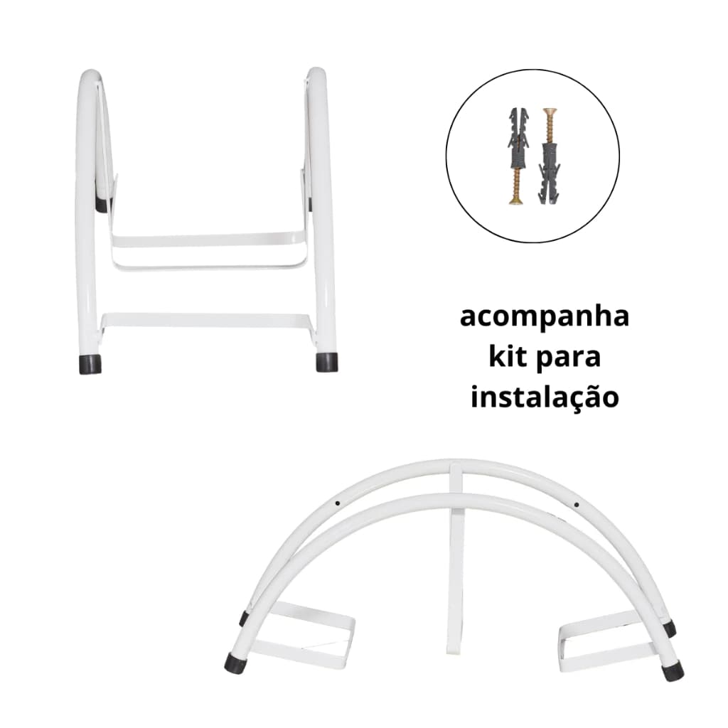 Suporte Enrolador de Mangueira para Parede – Organizador Fixo e Resistente