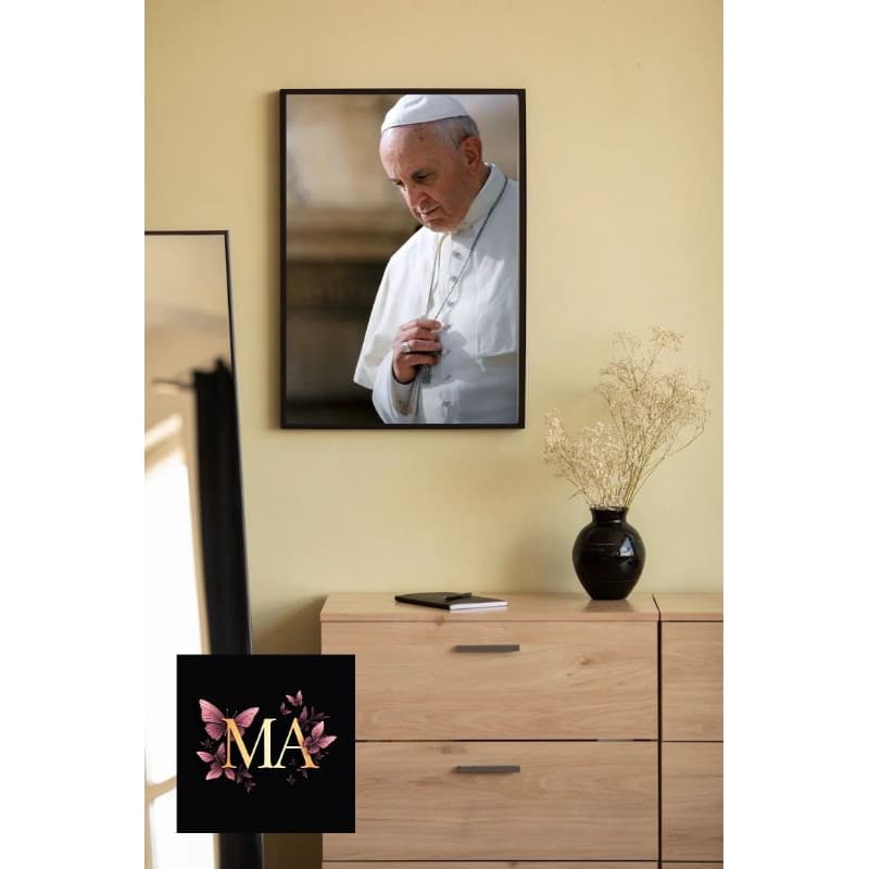 Quadros Decorativos Papa Francisco Homenagem Para Sala Quarto Escritório Decoração