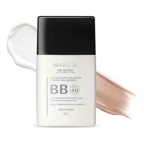 BB Cream Multiprotetor FPS40 Make B Sense de O Boticário Protetor solar com cor