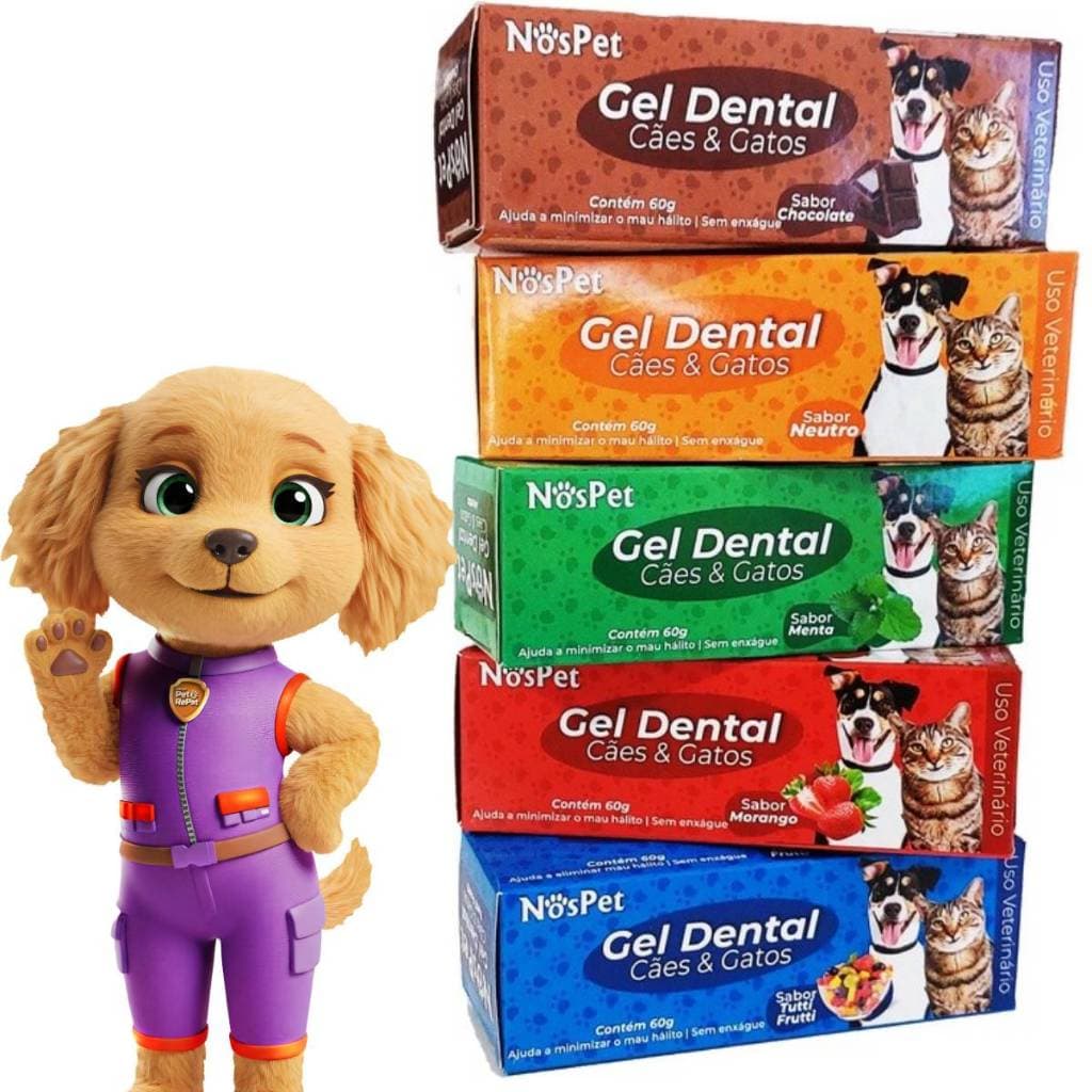 Creme Dental para Cães e Gatos Nospet 60g
