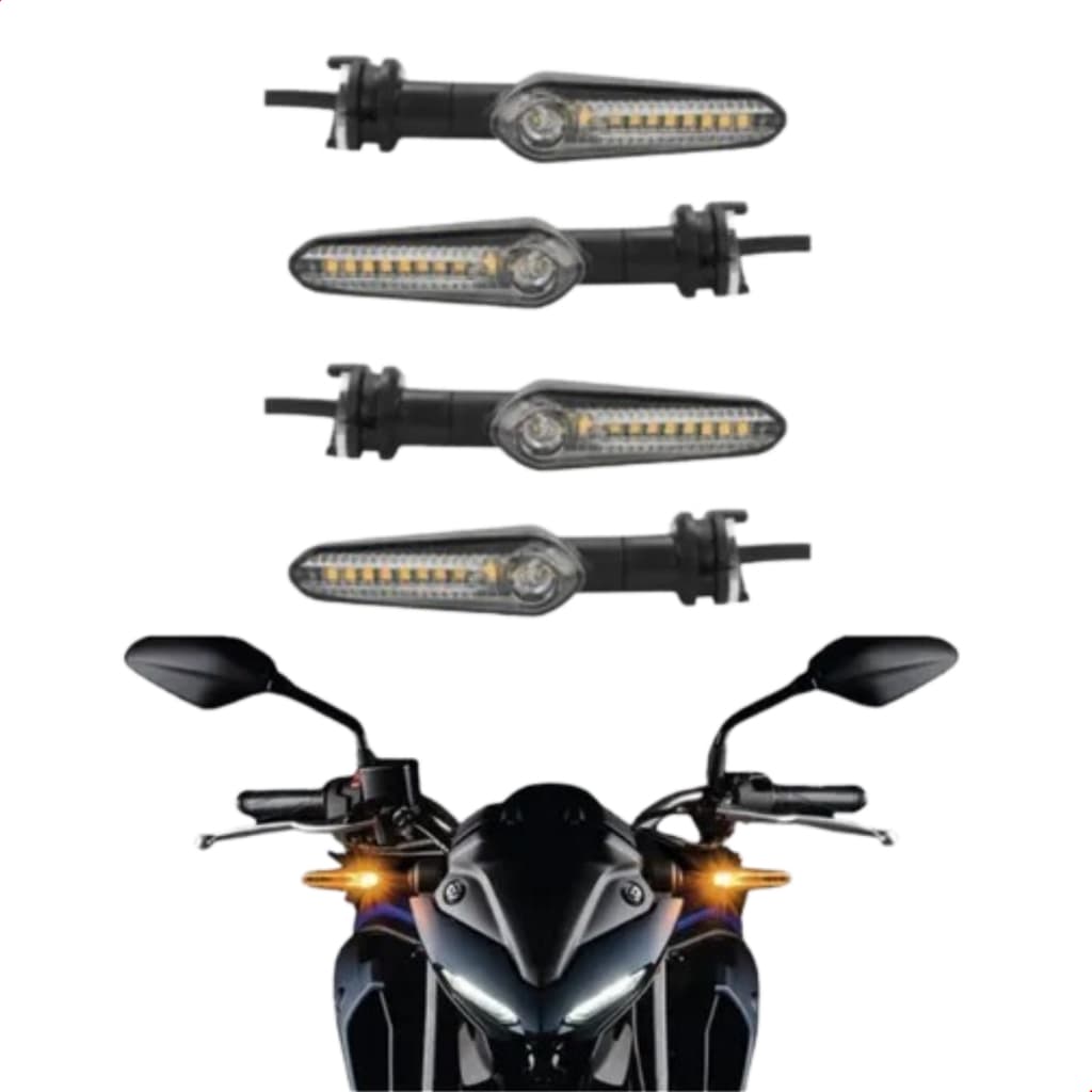 Kit 4 Pisca Led Seta Mt03 Mt07 Mt09 2021 A 2023