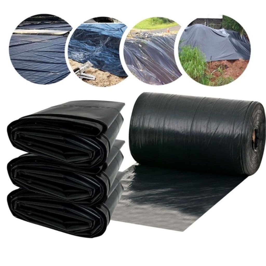 Lona Plástica 3x4M Preta Para Proteção De Piso, Pintura, Obra, Embalagem Fina Média Grossa