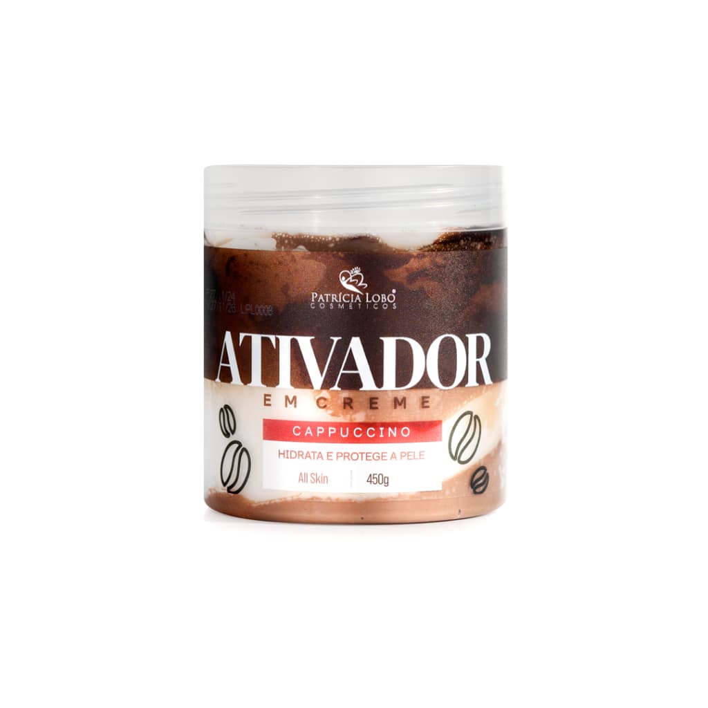 Ativador de Bronzeado em Creme Cappuccino Patricia Lobo 450g