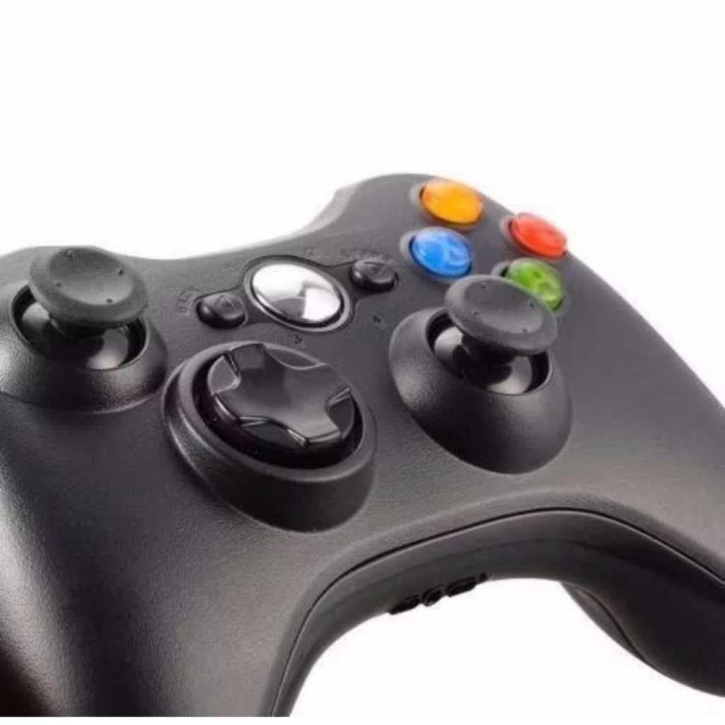 Controle Com Fio Para Xbox 360/Pc Branco e preto selecao aleatria de cores