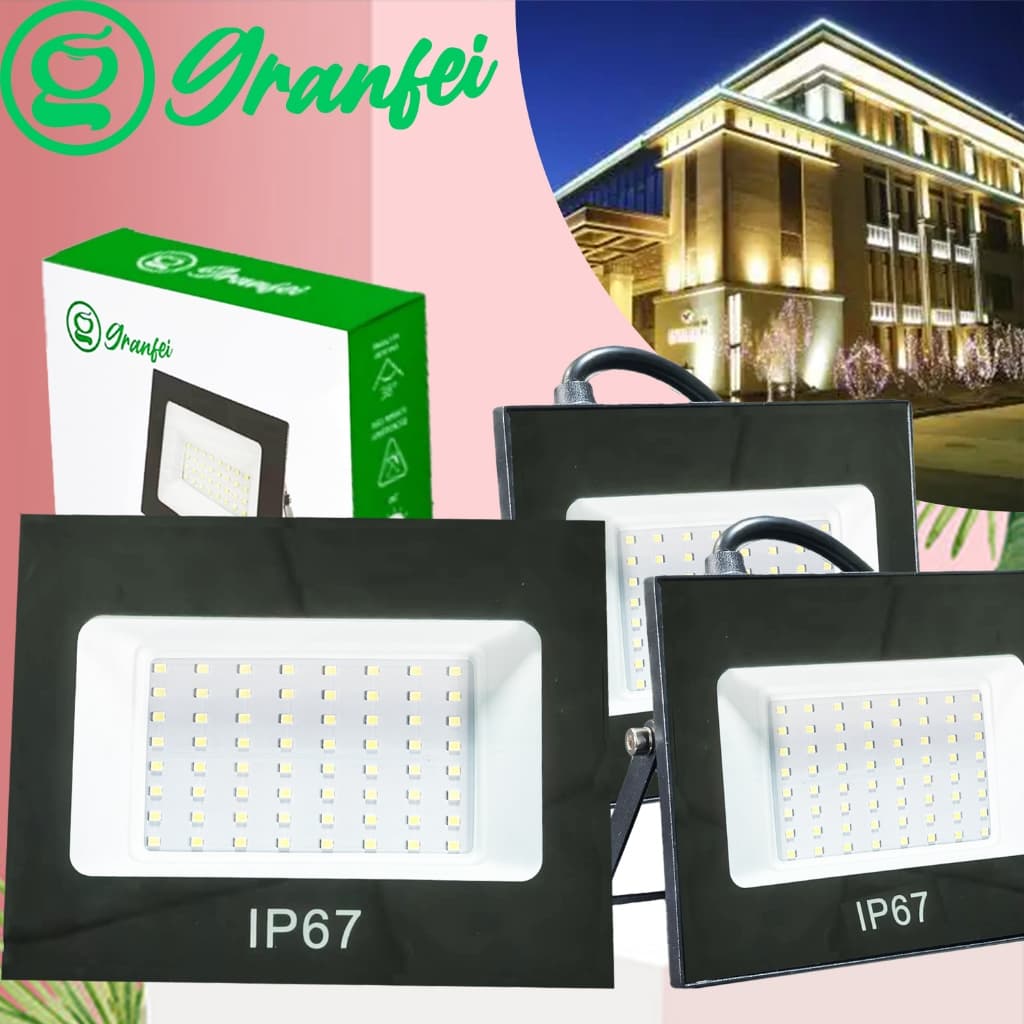Refletor Led 150W 300W Branco Frio 6500K Smd Branco Frio 6500k IP67 Holofote MEGA