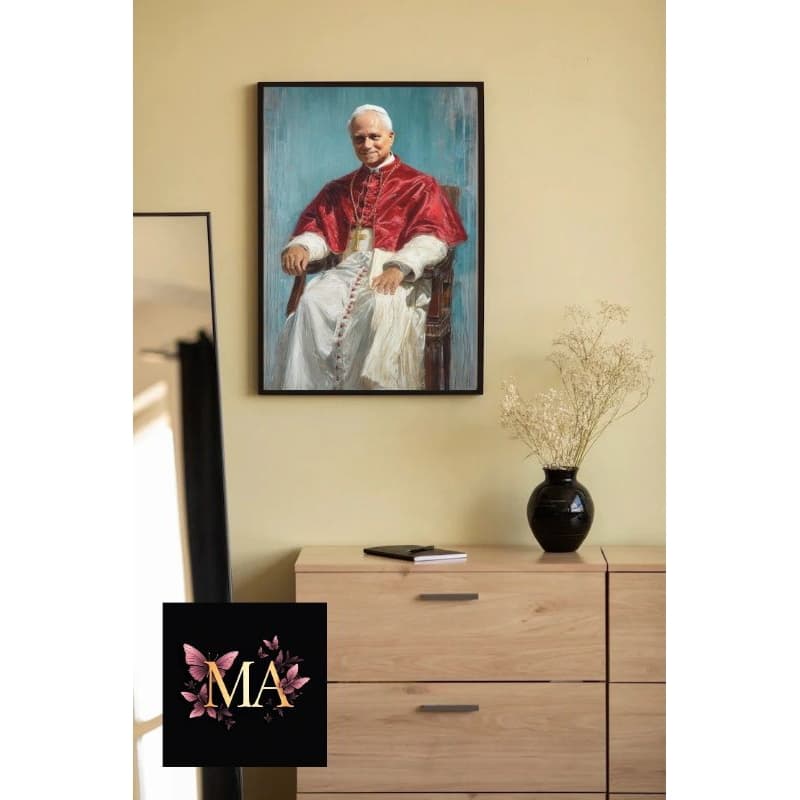 Quadros Decorativos Papa Leão XIV Para Sala Quarto Escritório Decoração