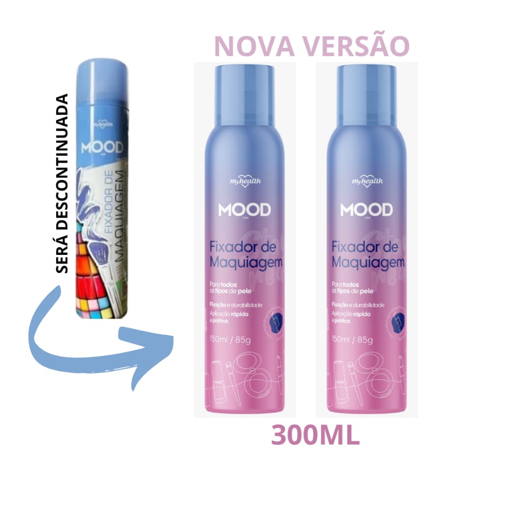 Fixador de Maquiagem My Health Mood 300ML - Nova Versão