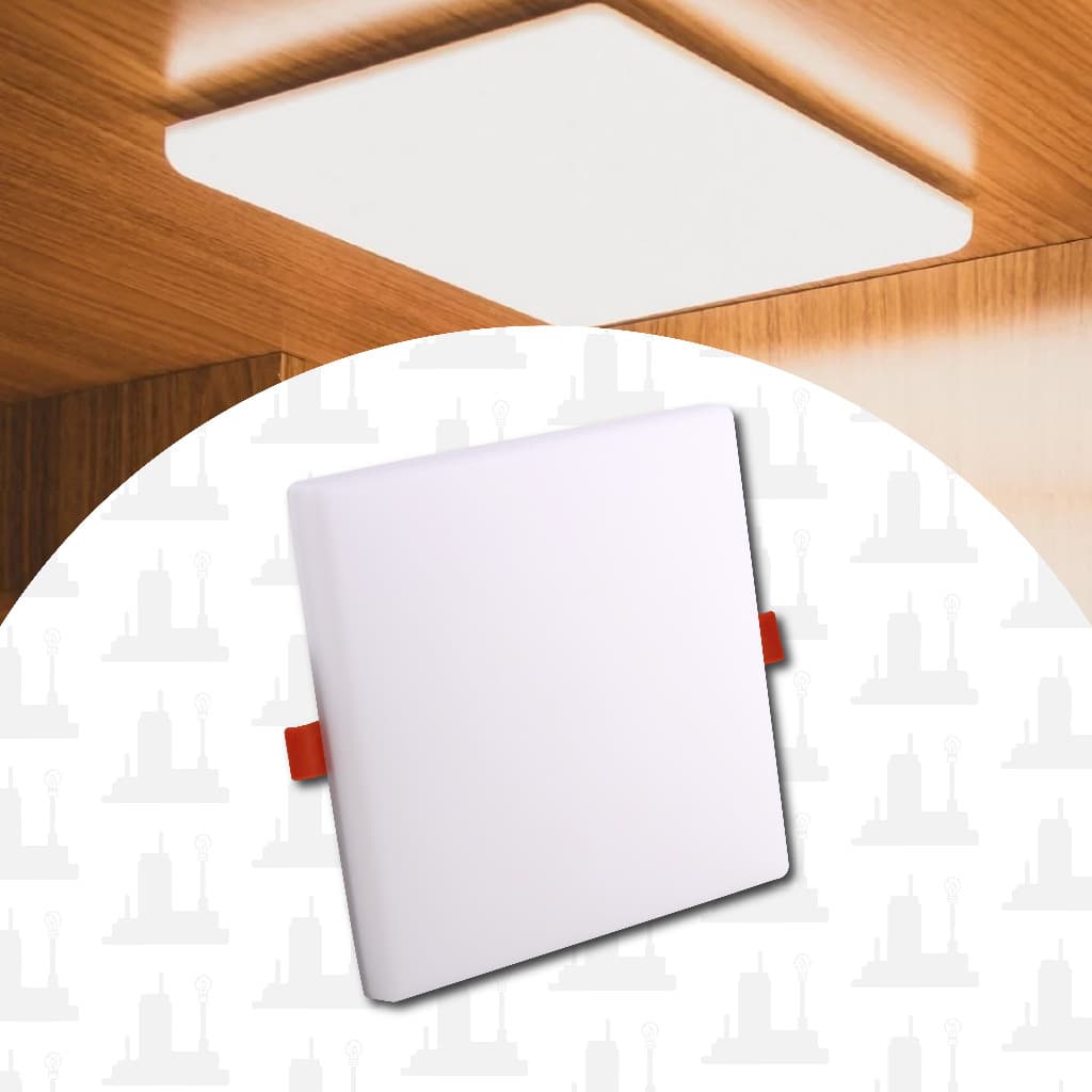 Painel quadrado Emb e Sob 17W/24W/32W Borda Infinita Quente3000k /Frio6500k /Neutro4000k LEDFACTORY