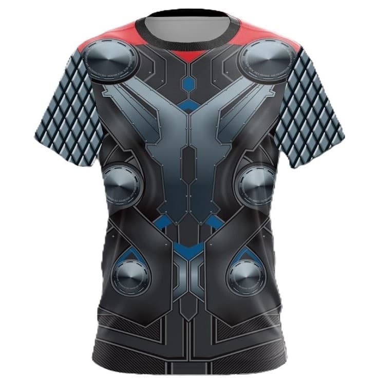 Camisa Camiseta Thor Traje Filme Força Martelo Vingadores