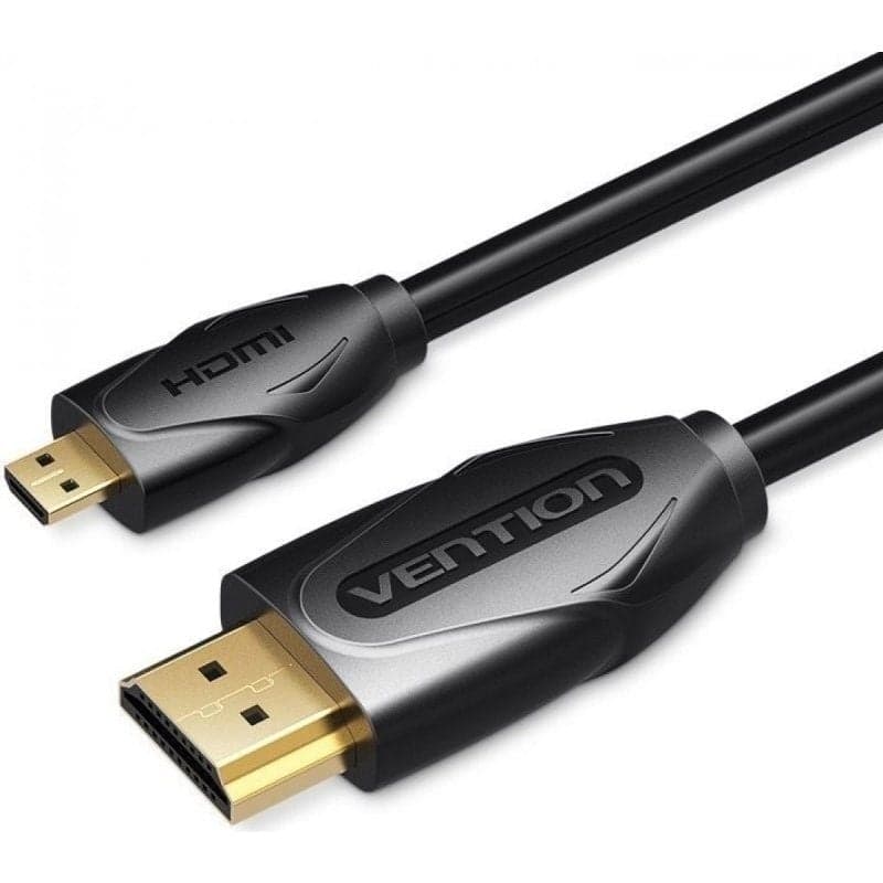 VENTION Micro HDMI P/ HDMI , HD Bi-Directional, Compatible with Tablets, Smartphones, Cameras, etc.